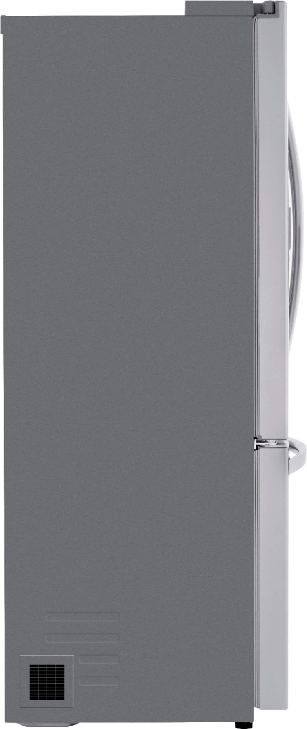 LG - 23.5 Cu. Ft. French Door Counter-Depth Smart Refrigerator with Craft Ice - Stainless steel_4