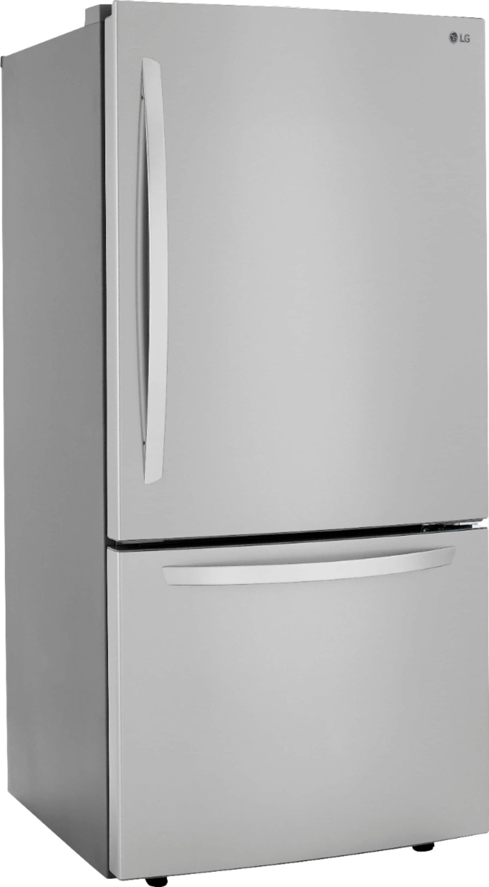 LG - 25.5 Cu. Ft. Bottom-Freezer Refrigerator with Ice Maker - Stainless steel_1