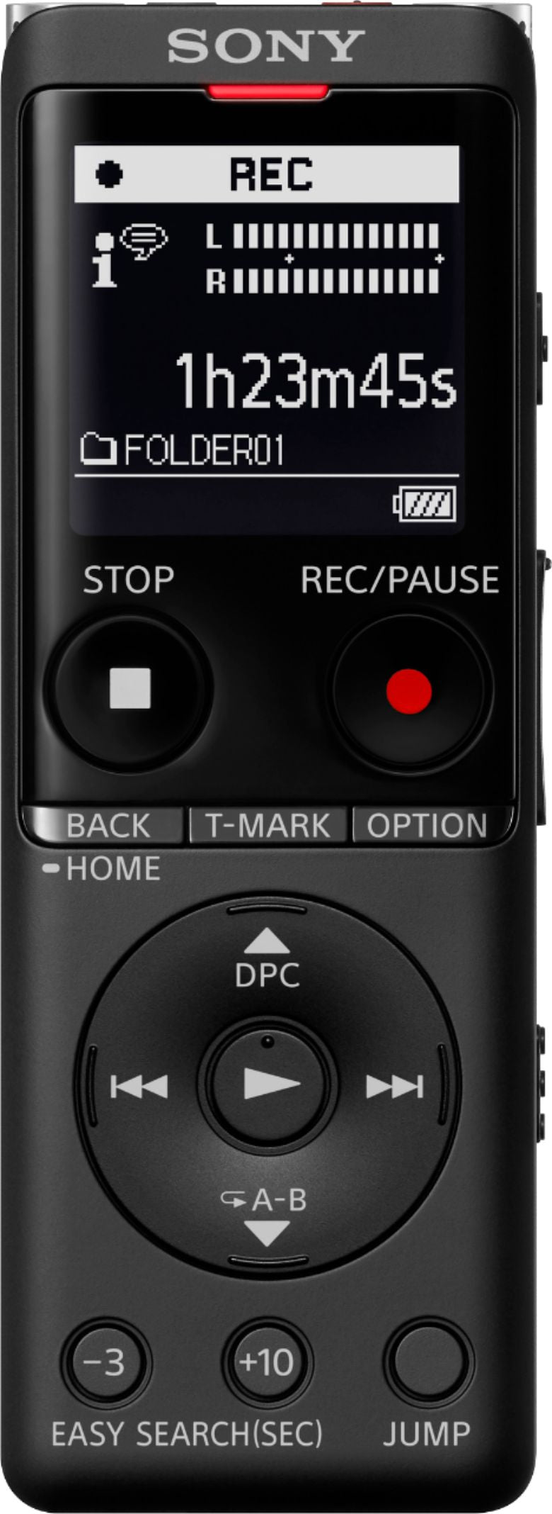 Sony - UX Series Digital Voice Recorder - Black_0