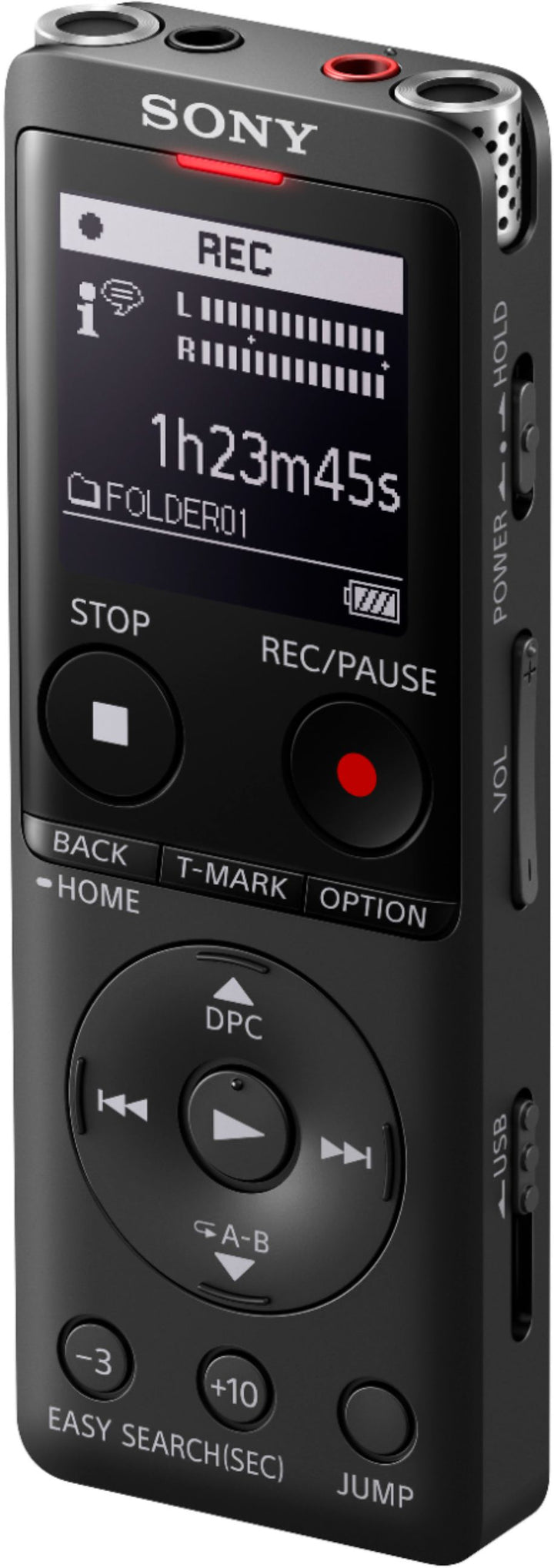 Sony - UX Series Digital Voice Recorder - Black_4