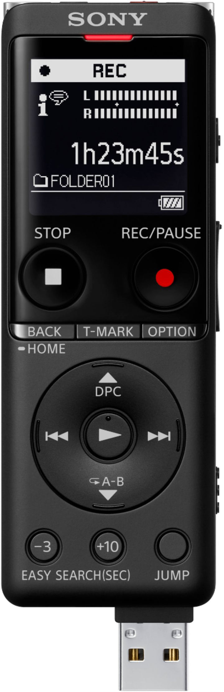 Sony - UX Series Digital Voice Recorder - Black_2