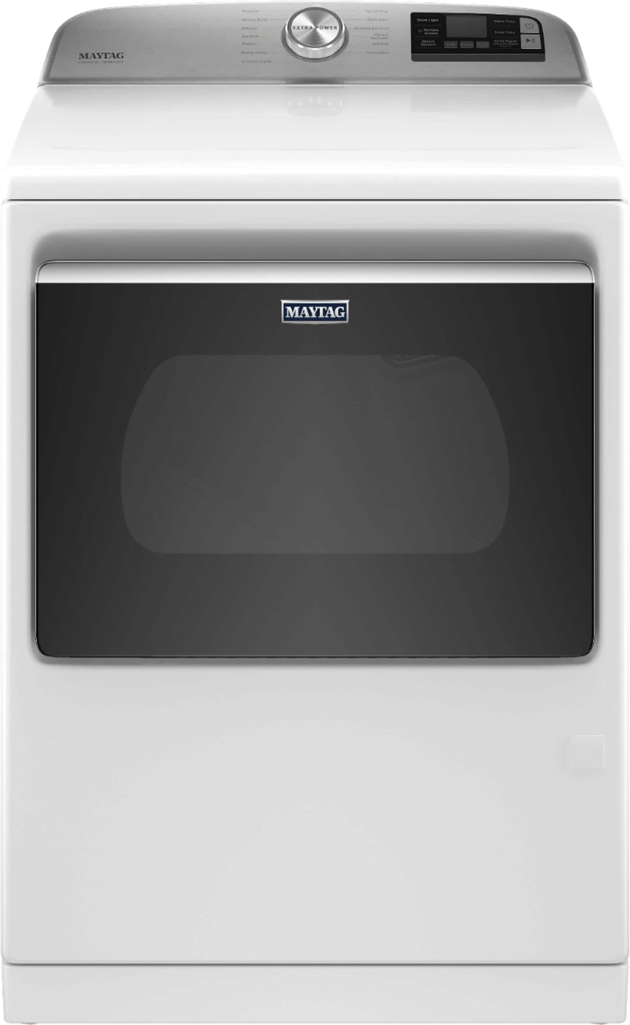 Maytag - 7.4 Cu. Ft. Smart Gas Dryer with Steam and Extra Power Button - White_0