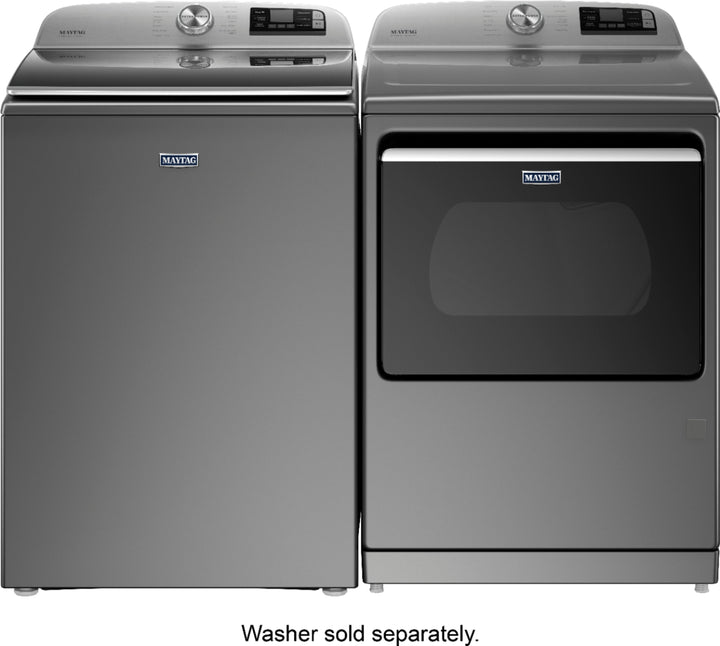 Maytag - 7.4 Cu. Ft. Smart Gas Dryer with Steam and Extra Power Button - Metallic slate_6