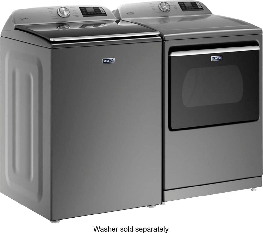 Maytag - 7.4 Cu. Ft. Smart Electric Dryer with Steam and Extra Power Button - Metallic slate_5