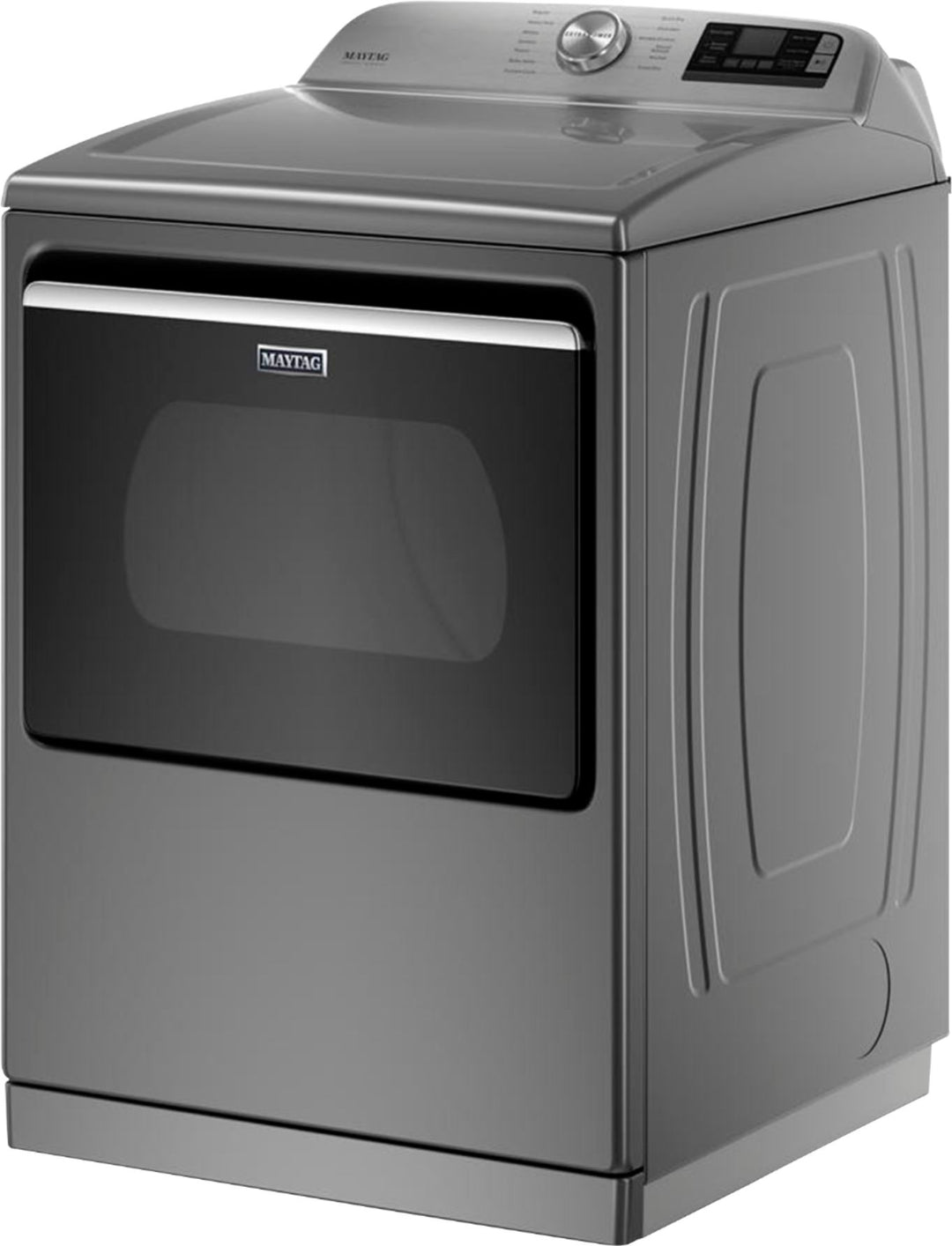 Maytag - 7.4 Cu. Ft. Smart Electric Dryer with Steam and Extra Power Button - Metallic slate_6