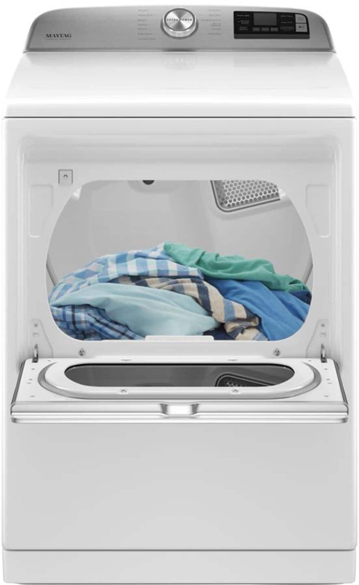 Maytag - 7.4 Cu. Ft. Smart Electric Dryer with Steam and Extra Power Button - White_6