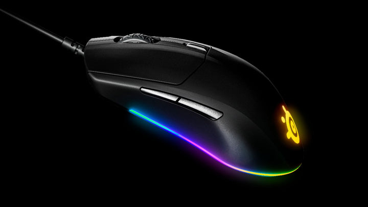 SteelSeries - Rival 3 Lightweight Wired Optical Gaming Mouse with Brilliant Prism RGB Lighting - Black_3