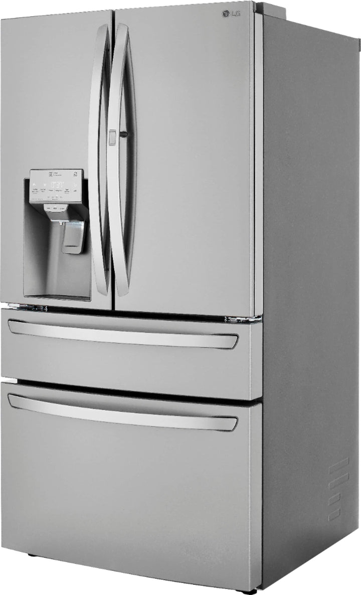 LG - 22.5 Cu. Ft. 4-Door French Door Counter-Depth Refrigerator with Door-in-Door and Craft Ice - Stainless steel_12
