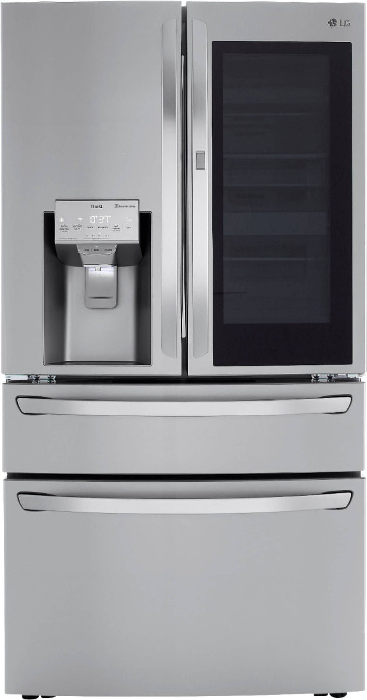 LG - 22.5 Cu. Ft. 4-Door French Door Counter-Depth Refrigerator with InstaView Door-in-Door and Craft Ice - Stainless steel_28