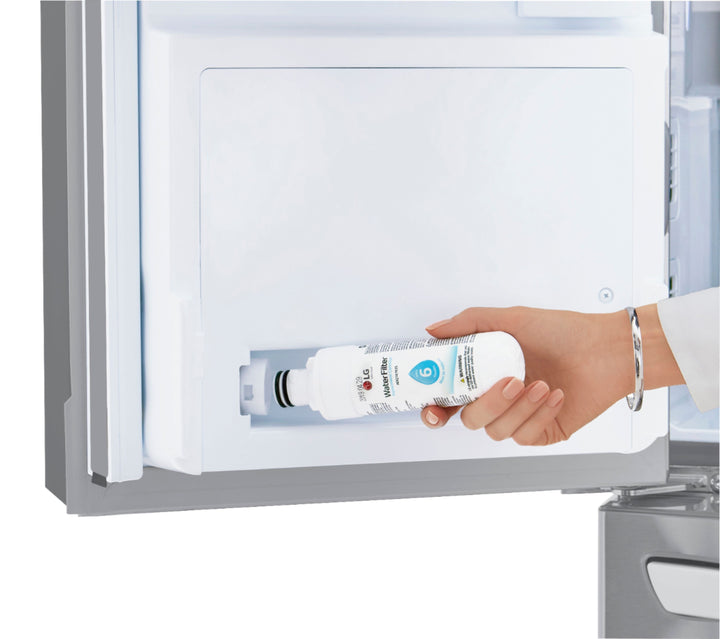 LG - 22.5 Cu. Ft. 4-Door French Door Counter-Depth Refrigerator with InstaView Door-in-Door and Craft Ice - Stainless steel_19