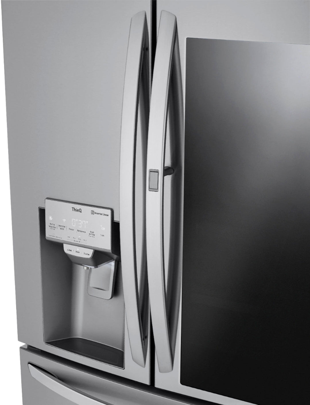 LG - 22.5 Cu. Ft. 4-Door French Door Counter-Depth Refrigerator with InstaView Door-in-Door and Craft Ice - Stainless steel_23