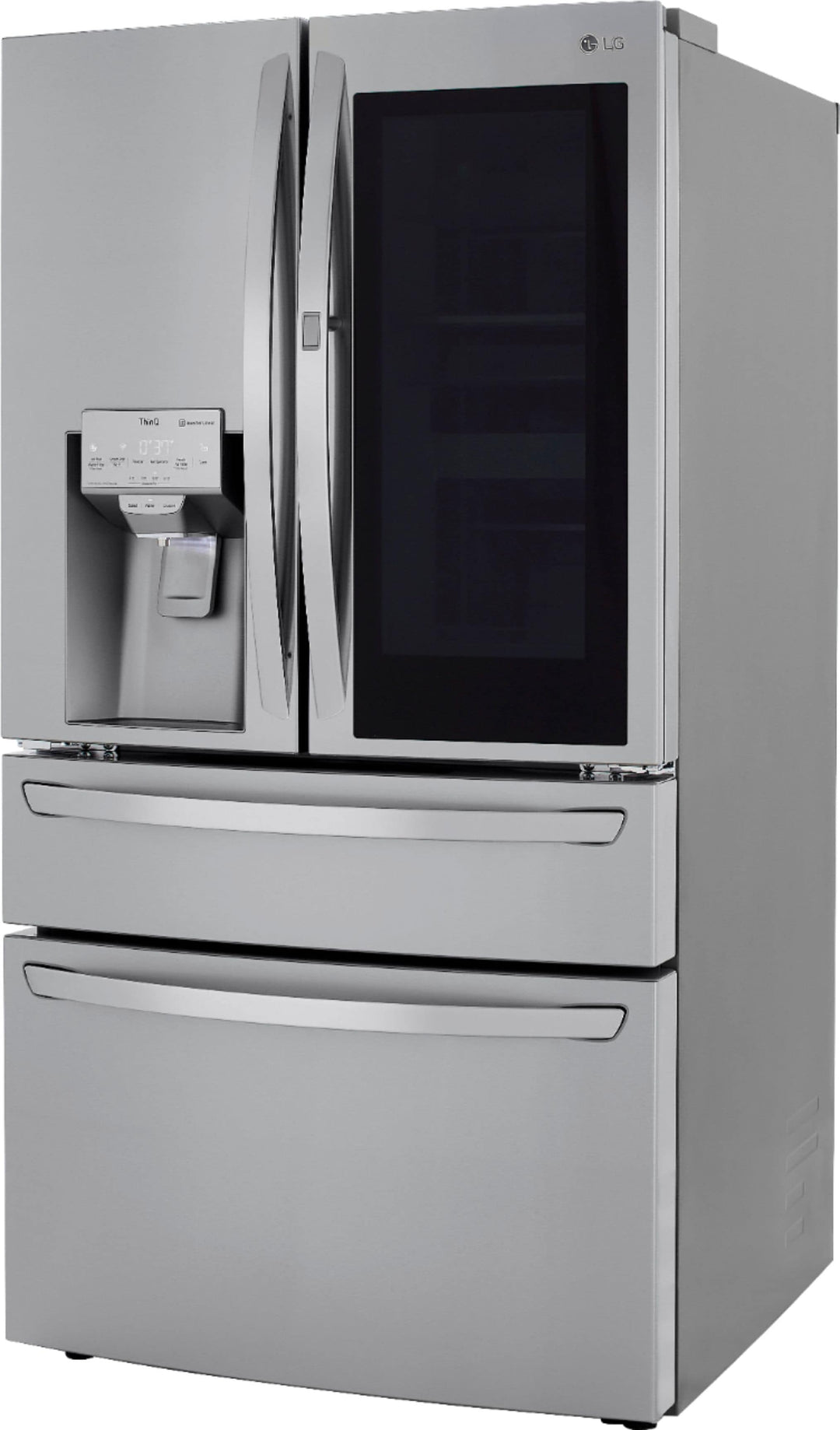 LG - 29.5 Cu. Ft. 4-Door French Door Refrigerator with InstaView Door-in-Door and Craft Ice - Stainless steel_25