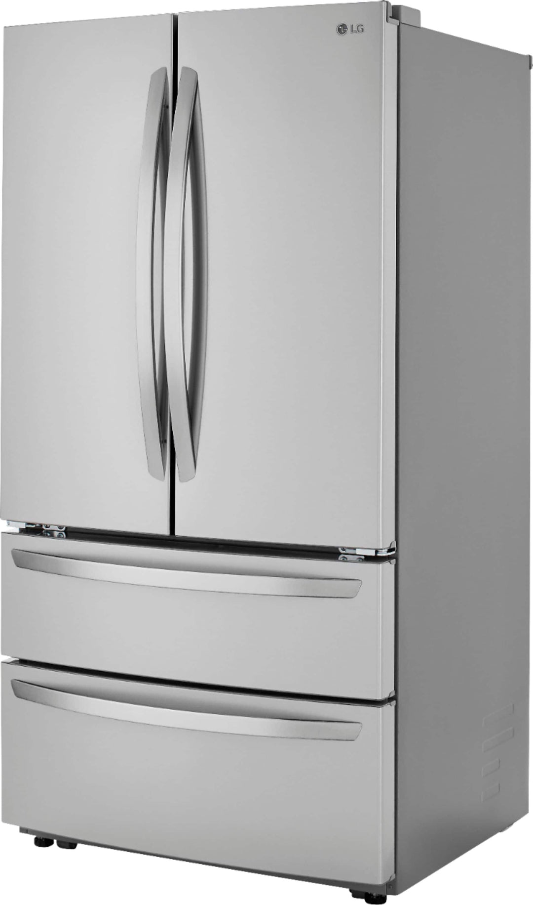 LG - 22.7 Cu. Ft. 4-Door French Door Counter-Depth Refrigerator with Double Freezer and Internal Water Dispenser - Stainless steel_12