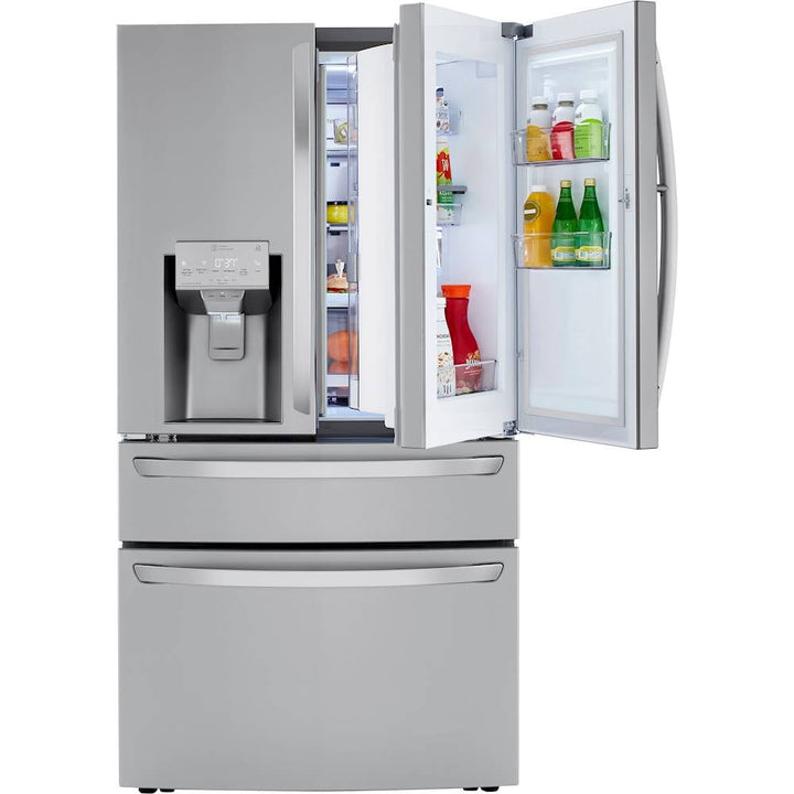 LG - 29.5 Cu. Ft. 4-Door French Door Smart Refrigerator with Door-in-Door and Craft Ice - Stainless steel_28