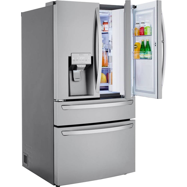 LG - 29.5 Cu. Ft. 4-Door French Door Smart Refrigerator with Door-in-Door and Craft Ice - Stainless steel_18