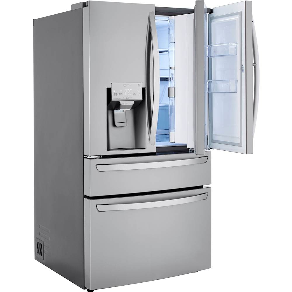 LG - 29.5 Cu. Ft. 4-Door French Door Smart Refrigerator with Door-in-Door and Craft Ice - Stainless steel_19