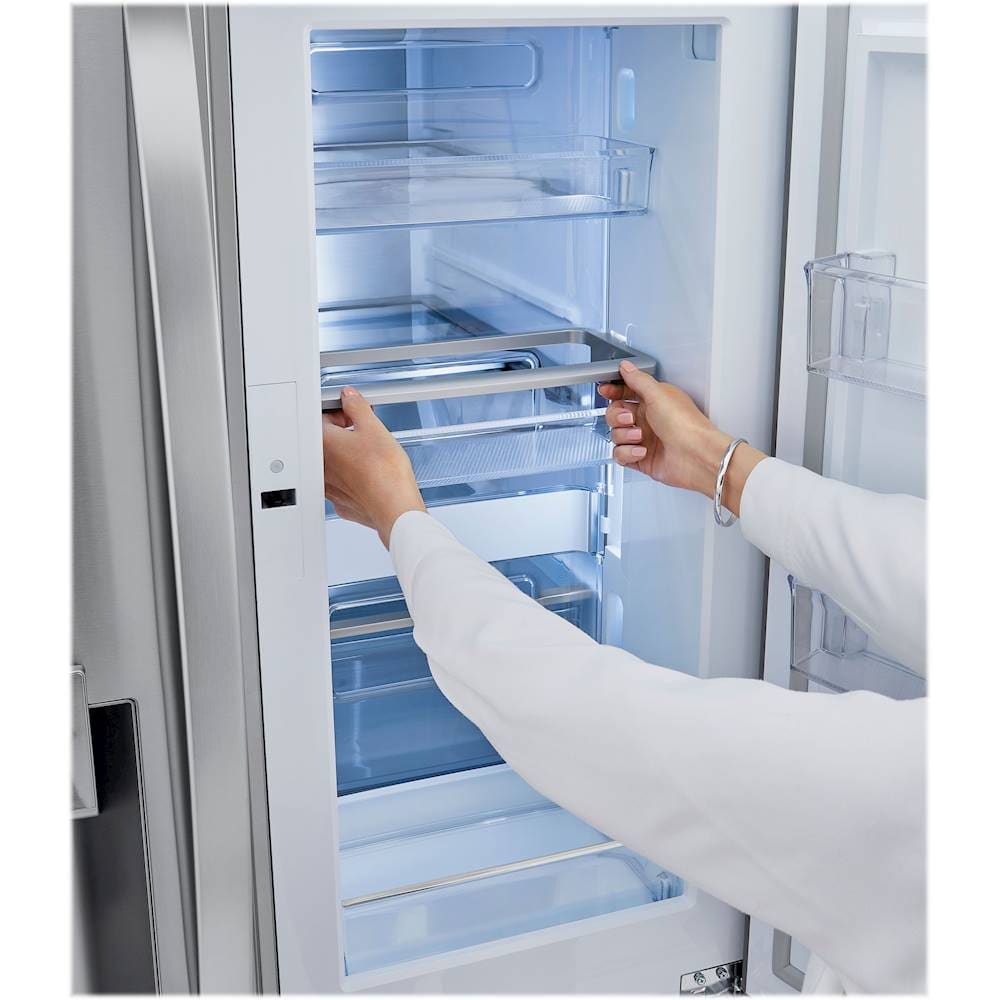 LG - 29.5 Cu. Ft. 4-Door French Door Smart Refrigerator with Door-in-Door and Craft Ice - Stainless steel_14