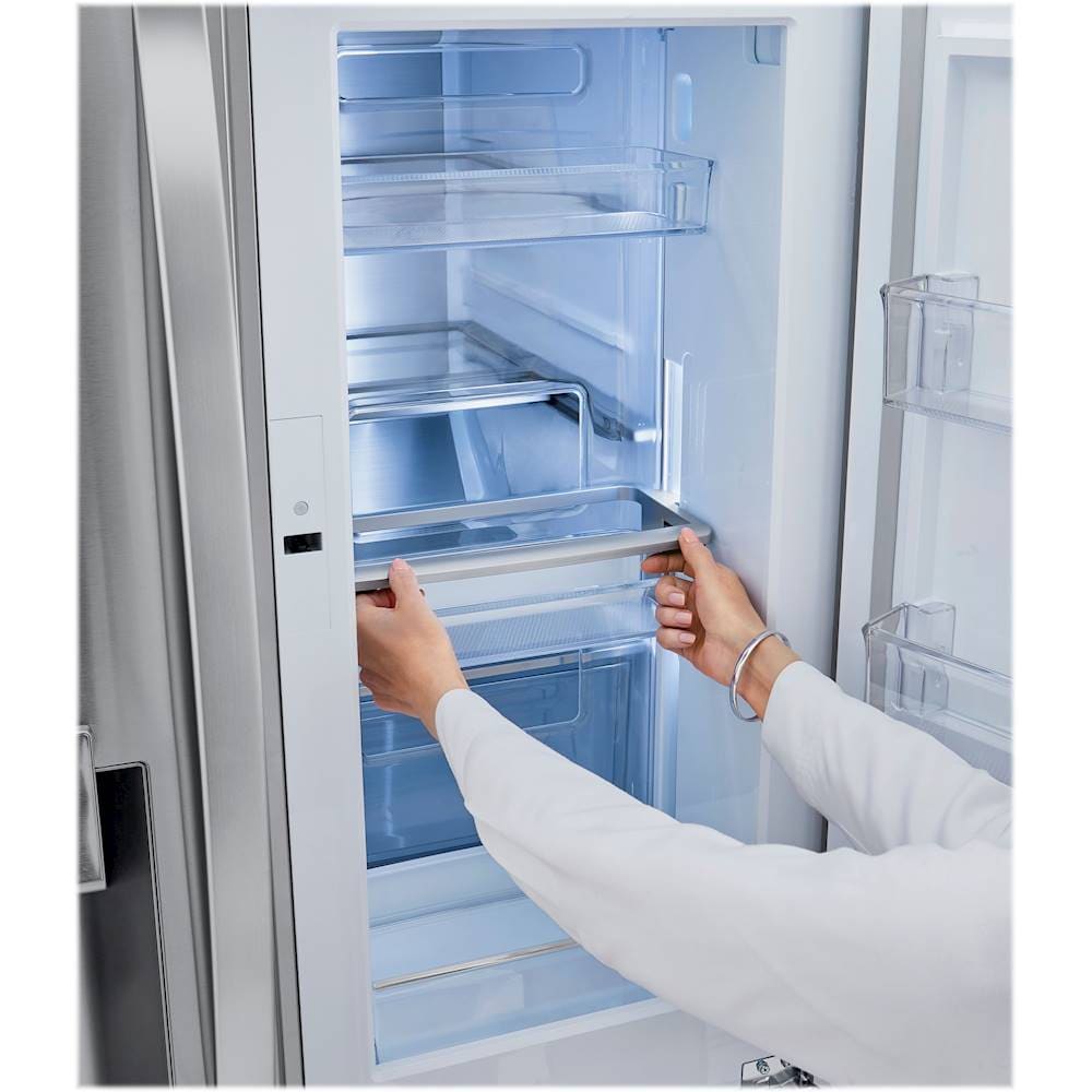 LG - 29.5 Cu. Ft. 4-Door French Door Smart Refrigerator with Door-in-Door and Craft Ice - Stainless steel_8