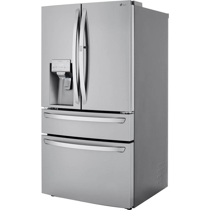 LG - 29.5 Cu. Ft. 4-Door French Door Smart Refrigerator with Door-in-Door and Craft Ice - Stainless steel_12