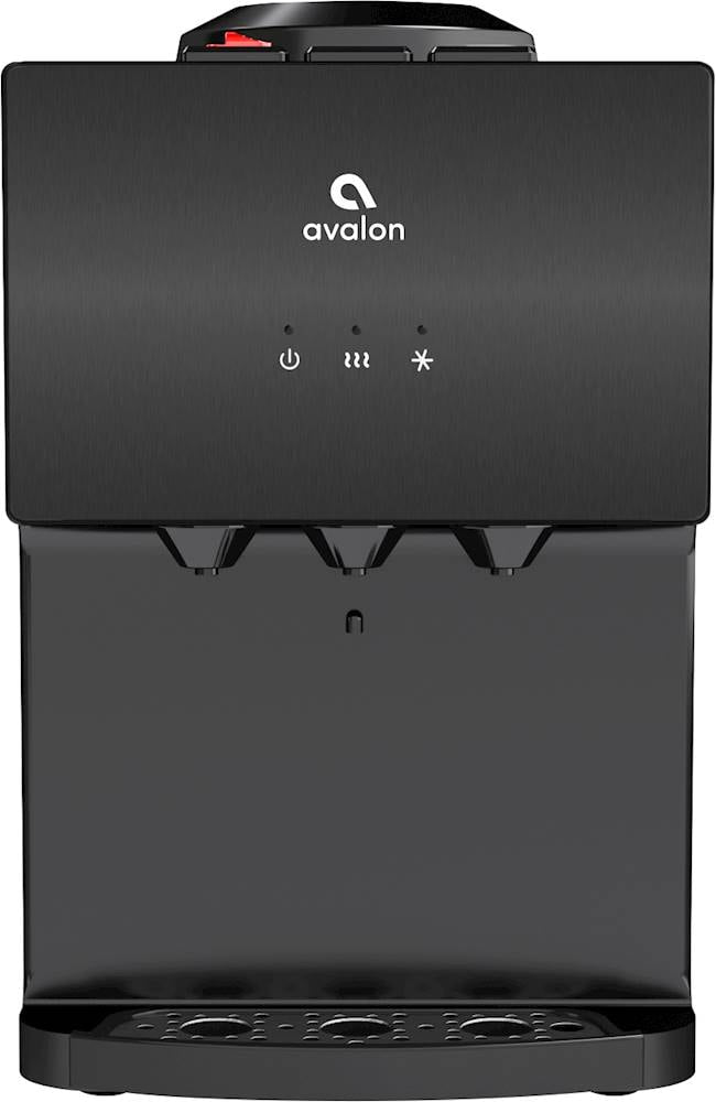 Avalon - A11 Top-Loading Bottled Water Cooler - Black stainless steel_0