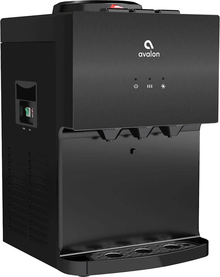Avalon - A11 Top-Loading Bottled Water Cooler - Black stainless steel_1