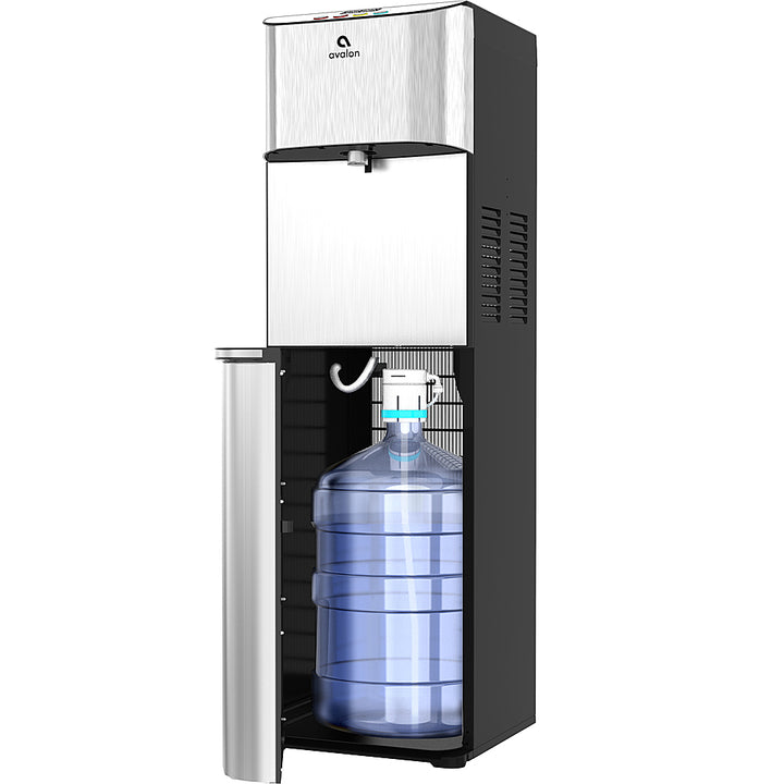 Avalon - A14 Bottom-Loading Bottled Water Cooler - Black Stainless Steel_1