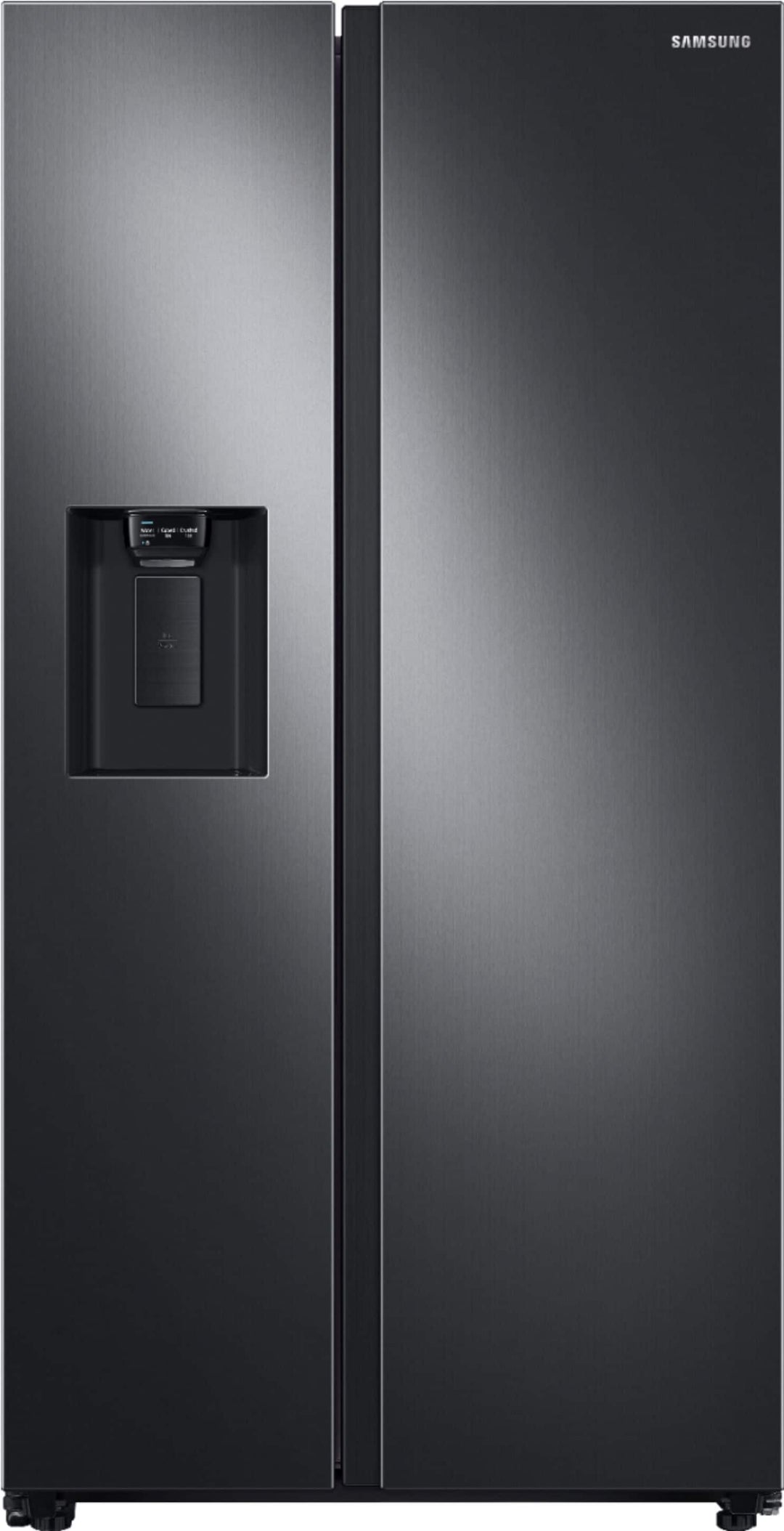 Samsung - 27.4 Cu. Ft. Side-by-Side Refrigerator - Black stainless steel_0