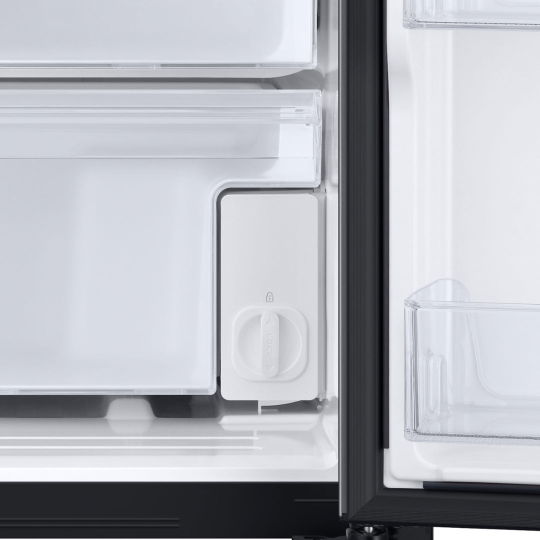 Samsung - 27.4 Cu. Ft. Side-by-Side Refrigerator - Black stainless steel_4