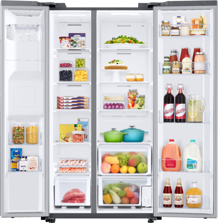 Samsung - 27.4 Cu. Ft. Side-by-Side Refrigerator - Stainless steel_10