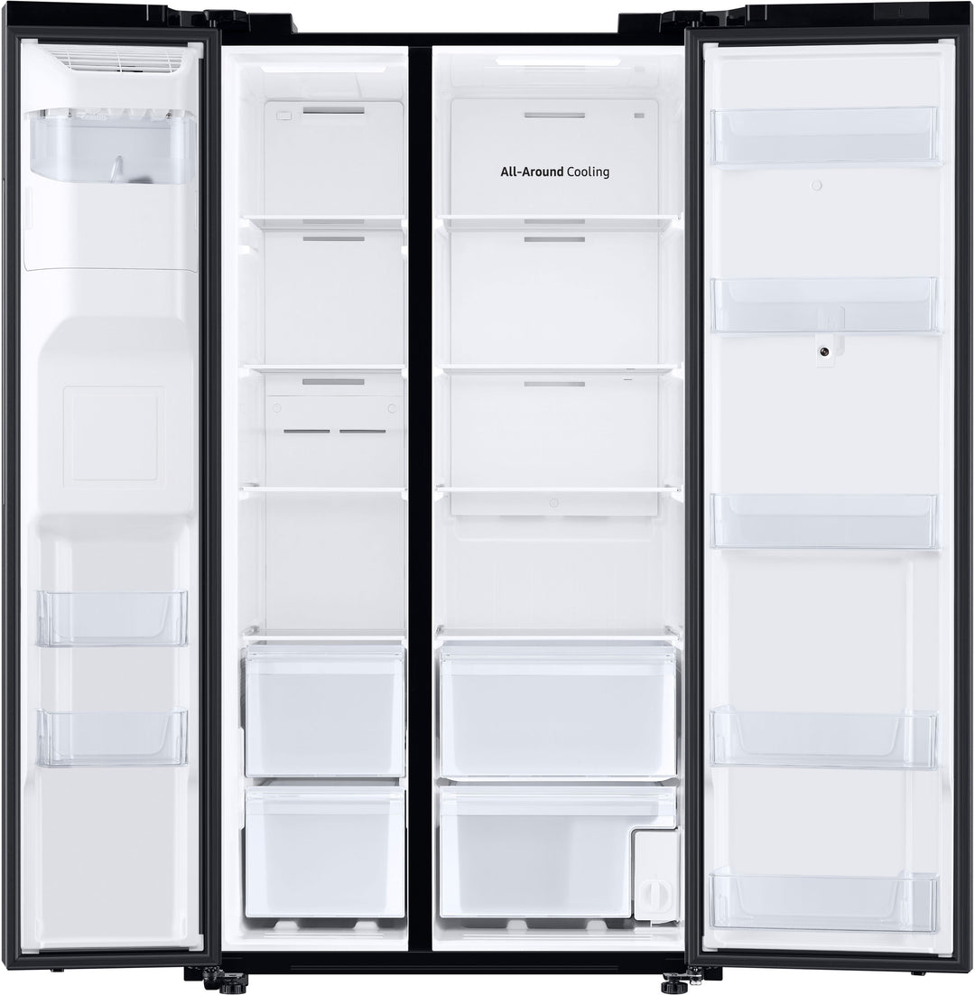 Samsung - 26.7 Cu. Ft. Side-by-Side Refrigerator with 21.5" Touch-Screen Family Hub - Stainless steel_13