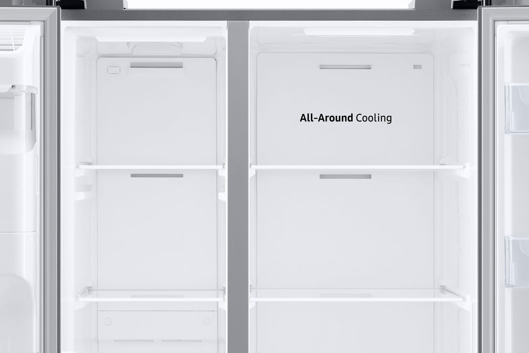 Samsung - 26.7 Cu. Ft. Side-by-Side Refrigerator with 21.5" Touch-Screen Family Hub - Stainless steel_10