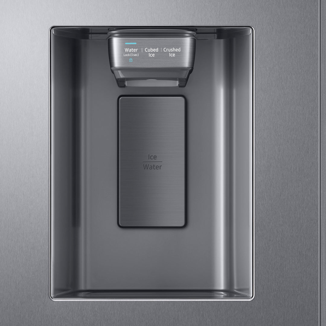 Samsung - 26.7 Cu. Ft. Side-by-Side Refrigerator with 21.5" Touch-Screen Family Hub - Stainless steel_7