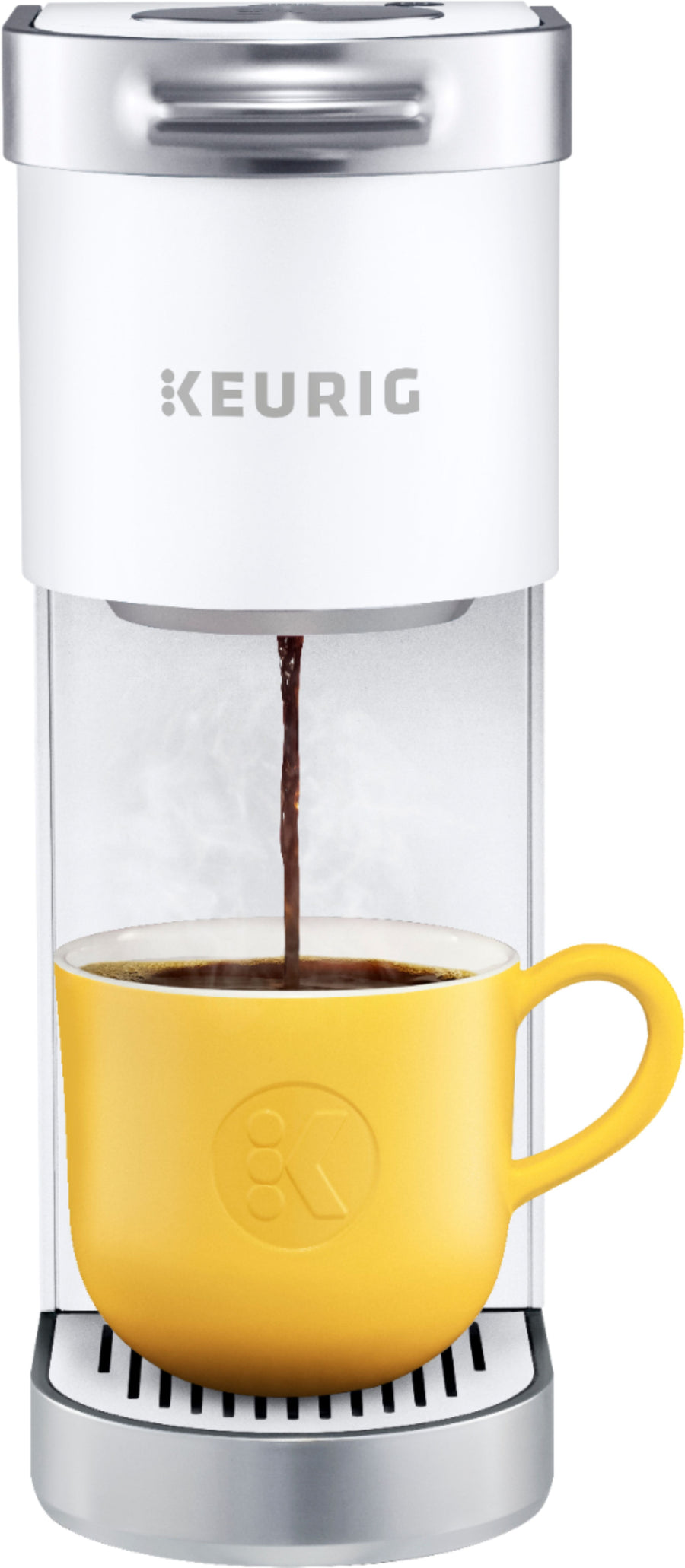 Keurig - K-Mini Plus Single Serve K-Cup Pod Coffee Maker - Matte White_0