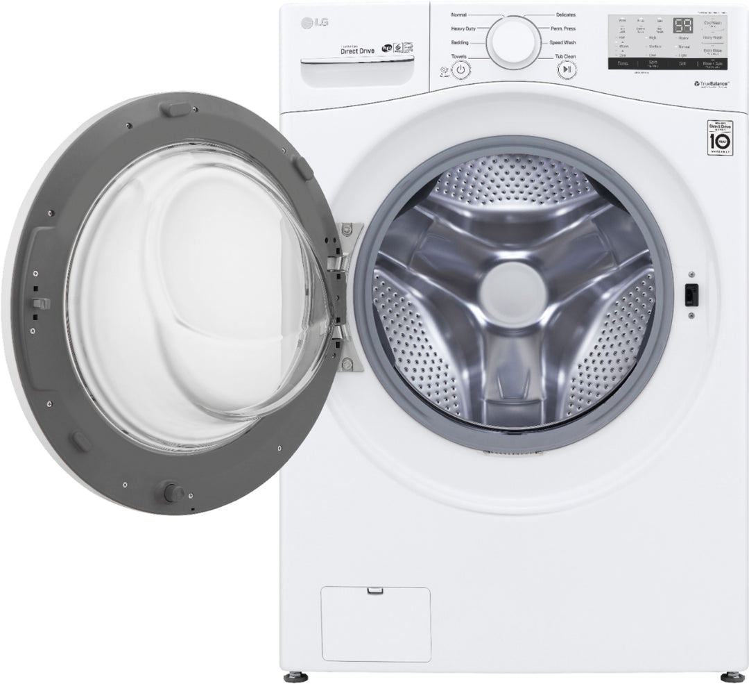 LG - 4.5 Cu. Ft. High Efficiency Stackable Front-Load Washer with 6Motion Technology - White_10