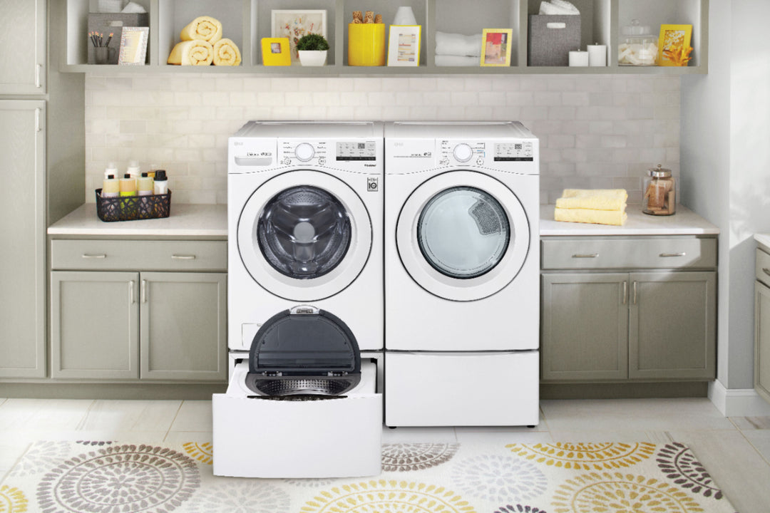 LG - 4.5 Cu. Ft. High Efficiency Stackable Front-Load Washer with 6Motion Technology - White_18