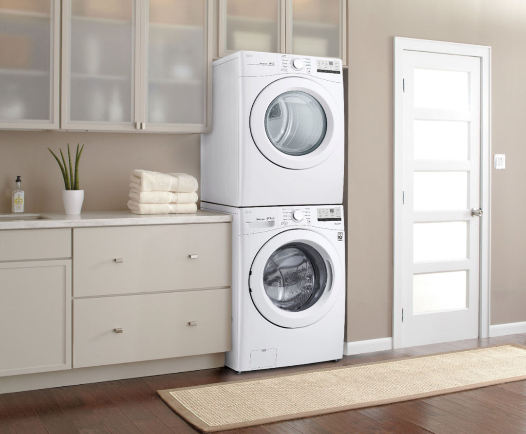 LG - 4.5 Cu. Ft. High Efficiency Stackable Front-Load Washer with 6Motion Technology - White_17