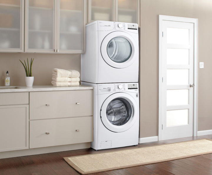 LG - 4.5 Cu. Ft. High Efficiency Stackable Front-Load Washer with 6Motion Technology - White_17