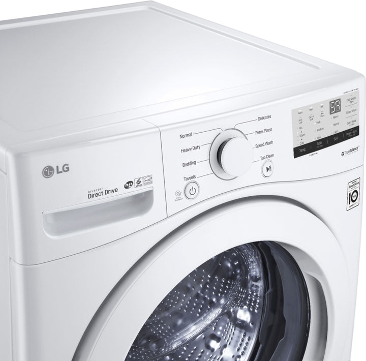 LG - 4.5 Cu. Ft. High Efficiency Stackable Front-Load Washer with 6Motion Technology - White_15