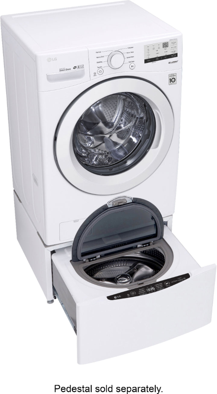 LG - 4.5 Cu. Ft. High Efficiency Stackable Front-Load Washer with 6Motion Technology - White_13
