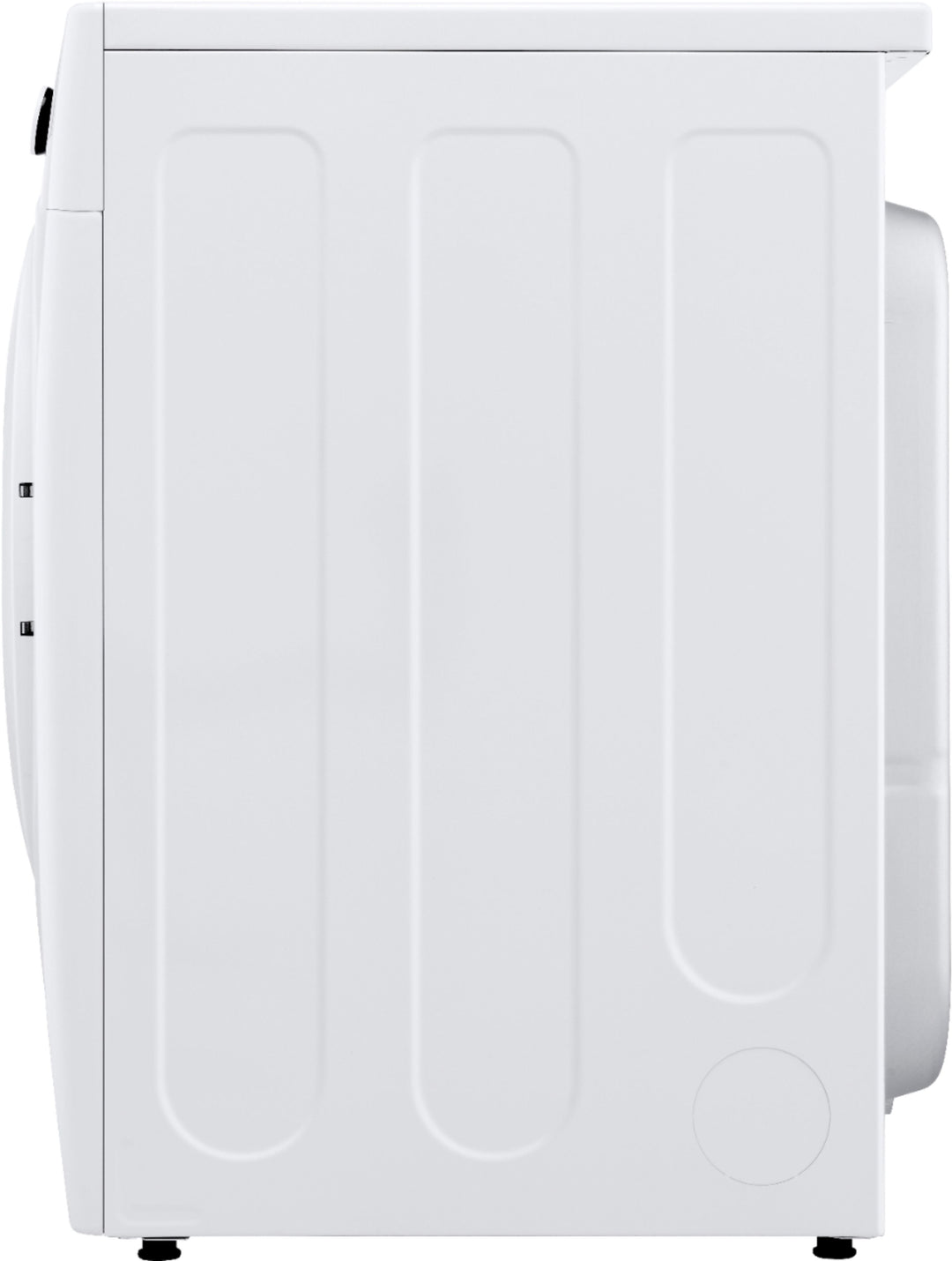 LG - 7.4 Cu. Ft. Stackable Electric Dryer with FlowSense™ - White_4