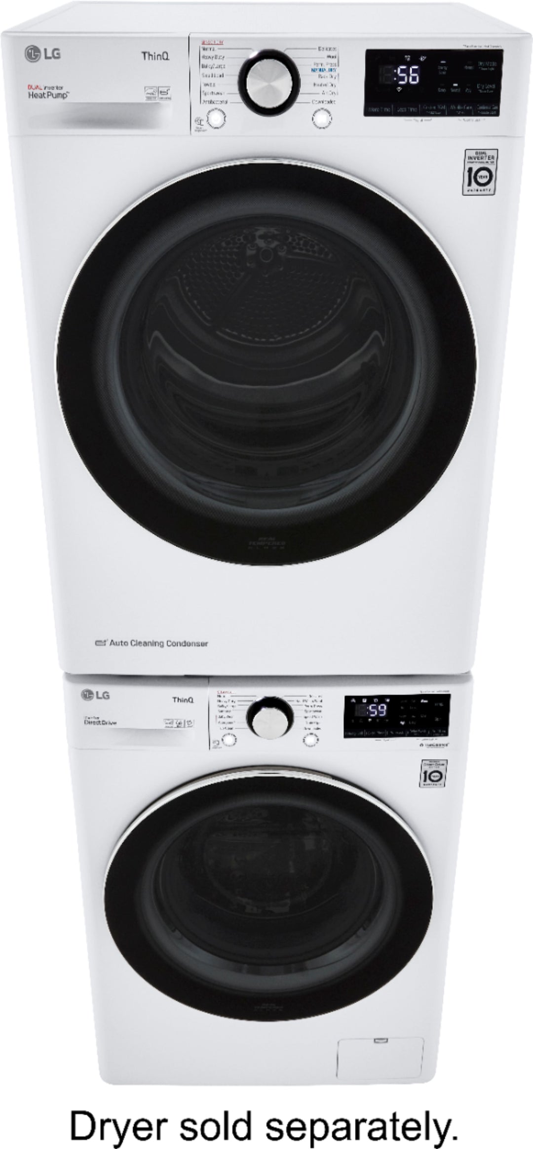 LG - 2.4 Cu. Ft. Compact Smart Front Load Washer with Built-In Intelligence - White_5