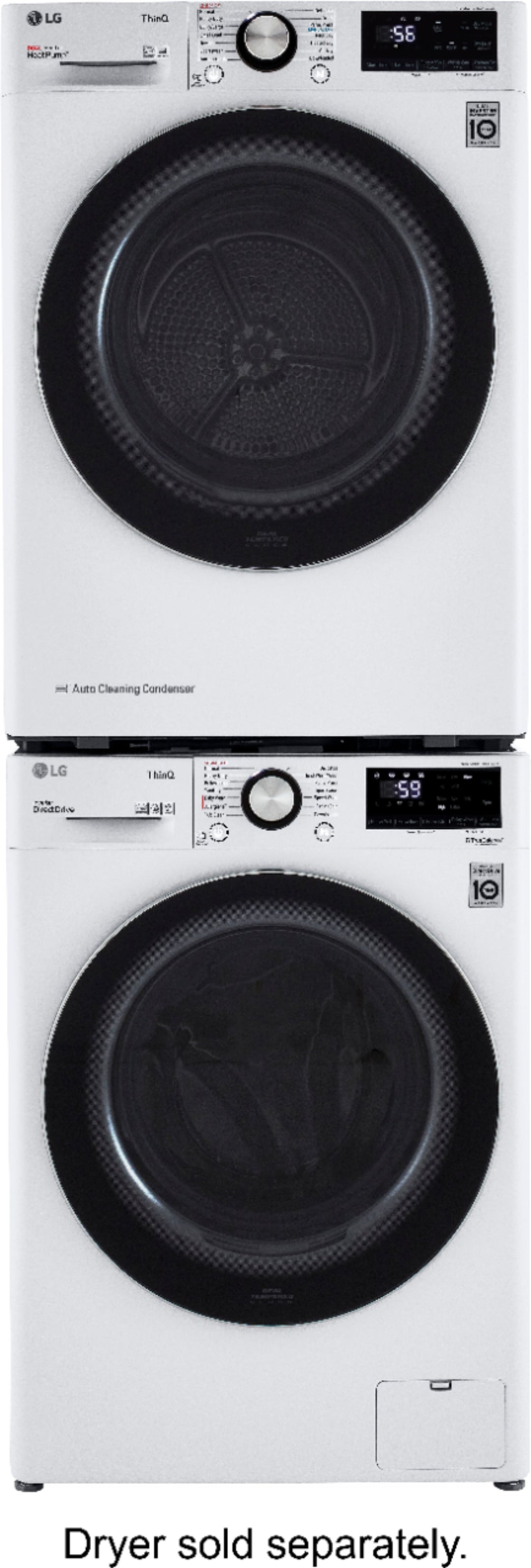 LG - 2.4 Cu. Ft. Compact Smart Front Load Washer with Built-In Intelligence - White_4