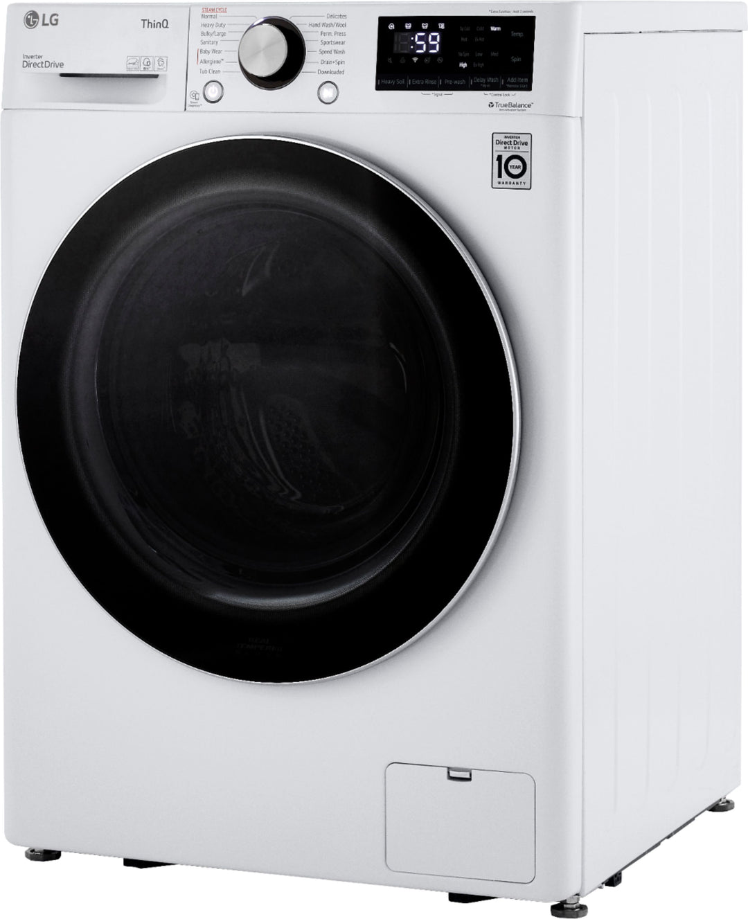 LG - 2.4 Cu. Ft. Compact Smart Front Load Washer with Built-In Intelligence - White_19