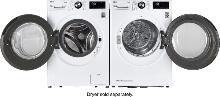 LG - 2.4 Cu. Ft. Compact Smart Front Load Washer with Built-In Intelligence - White_20