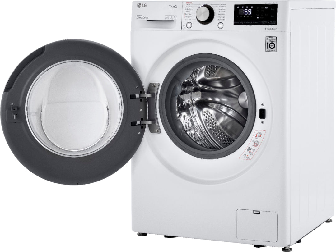 LG - 2.4 Cu. Ft. Compact Smart Front Load Washer with Built-In Intelligence - White_7