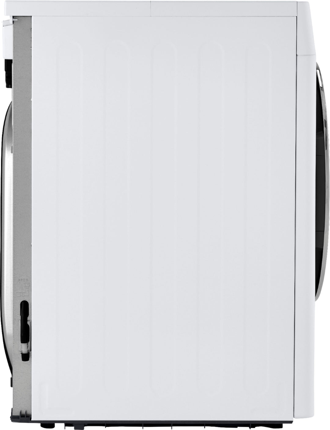 LG - 4.2 cu ft Stackable Electric Dryer with Dual Inverter HeatPump - White_7