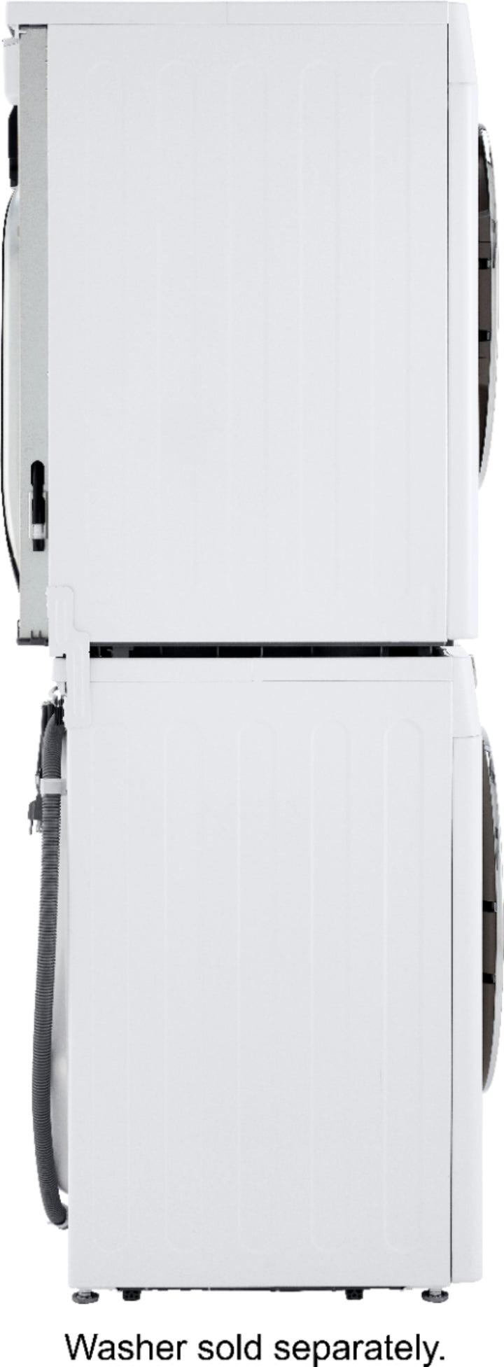 LG - 4.2 cu ft Stackable Electric Dryer with Dual Inverter HeatPump - White_22