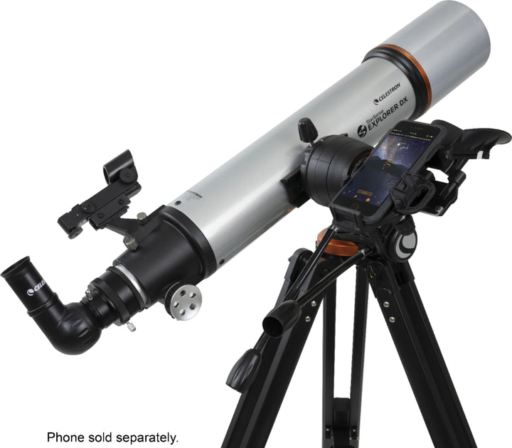 Celestron - StarSense Explorer 102mm Refractor Telescope - Silver/Black_8