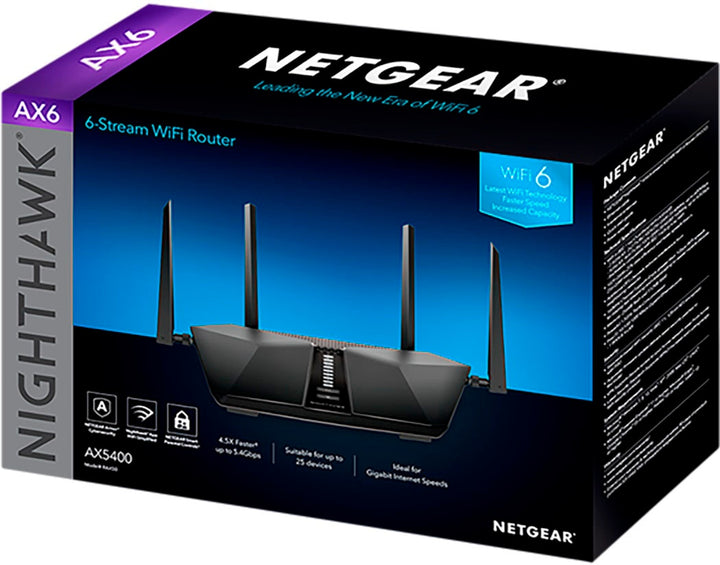 NETGEAR - Nighthawk AX5400 Dual-Band Wi-Fi 6 Router_4