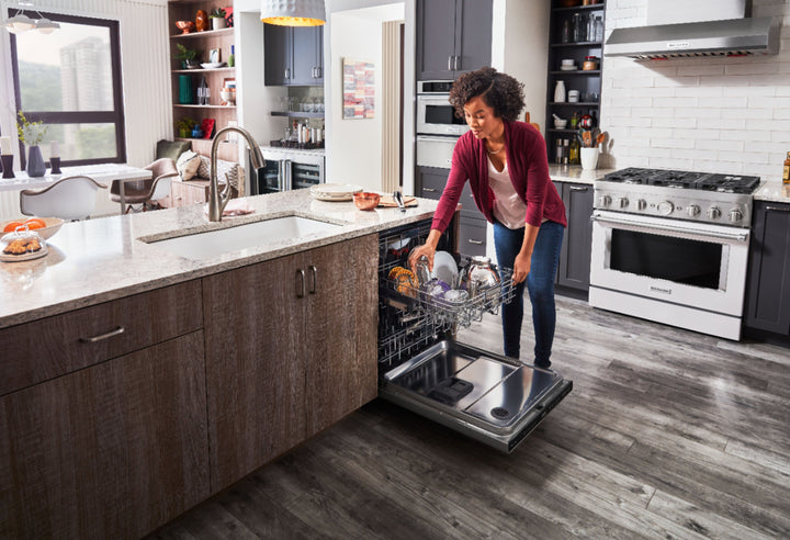 KitchenAid - Top Control Built-In Dishwasher with Stainless Steel Tub, FreeFlex™ Third Rack, 44dBA - Stainless steel_4